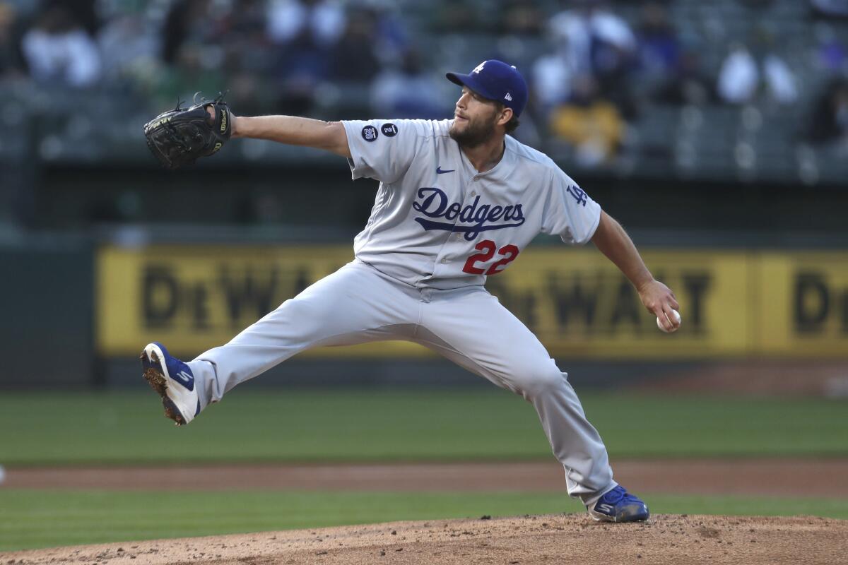 Los Angeles Dodgers' Clayton Kershaw tosses no-hitter against