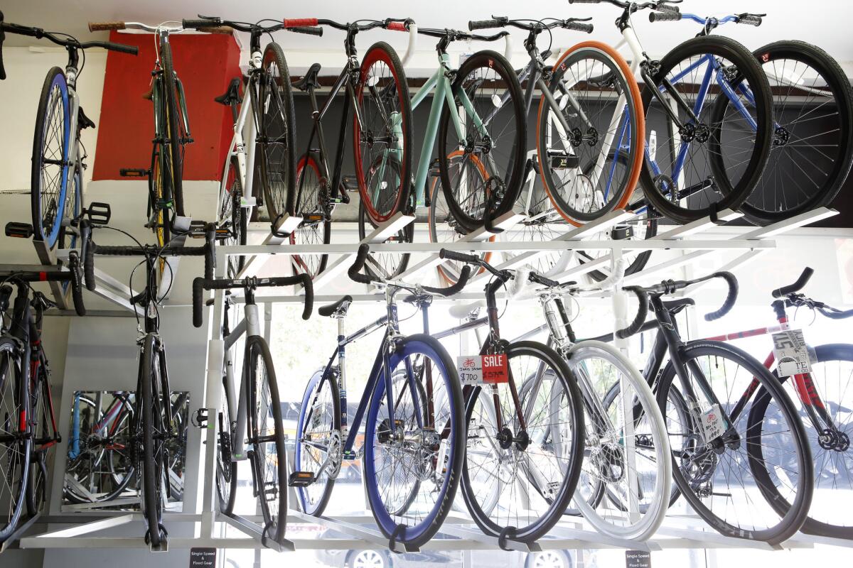 A handful of Southern California companies are selling cheap fixies imported from China.