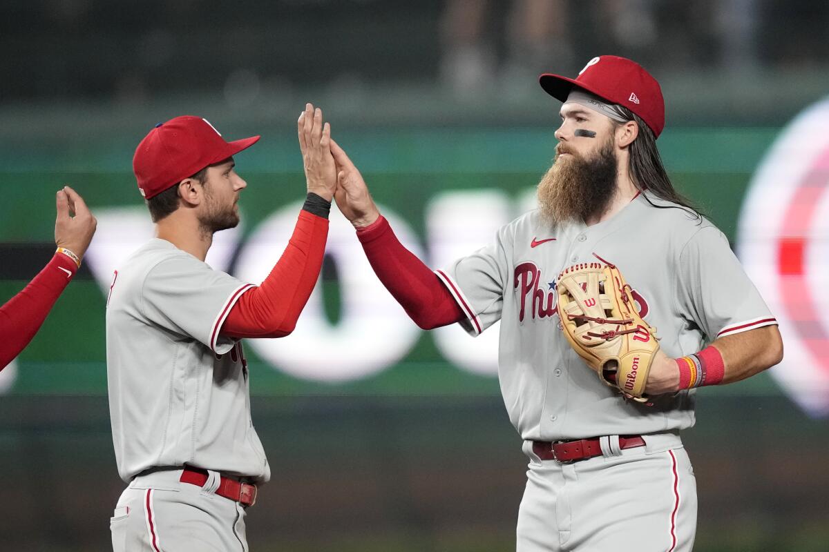 Brandon Marsh homers twice as Philadelphia Phillies beat Chicago