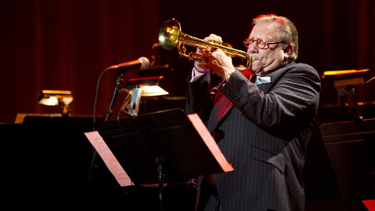 Jazz trumpet player Arturo Sandoval will perform on Seabourn's cruise from Miami to Buenos Aires in November.