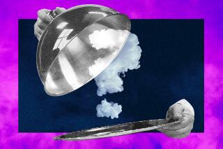 photo illustration of a question mark formed from smoke revealed on a serving tray