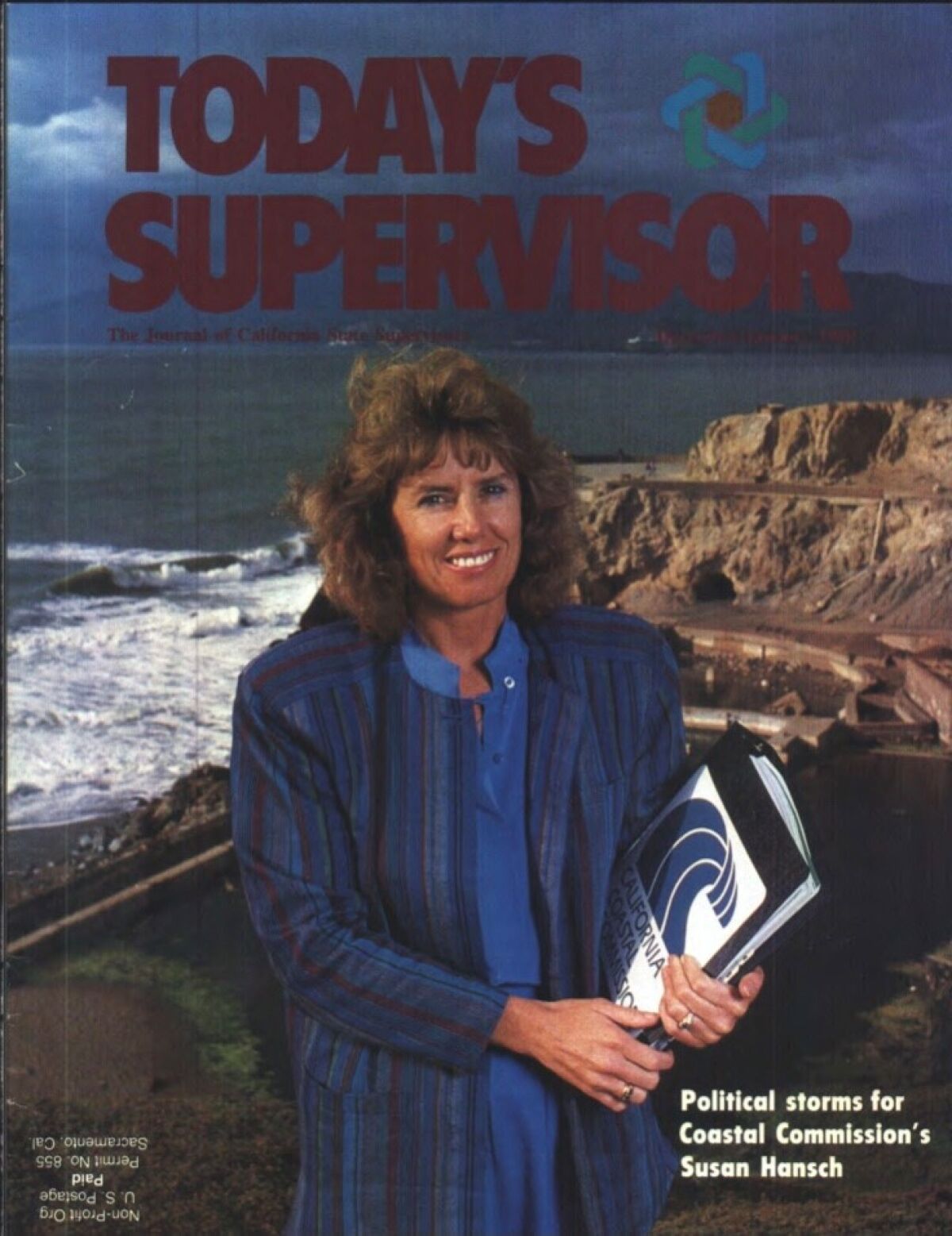 Susan Hansch was featured in an 1988 issue of a journal published by the Assn. of California State Supervisors. 