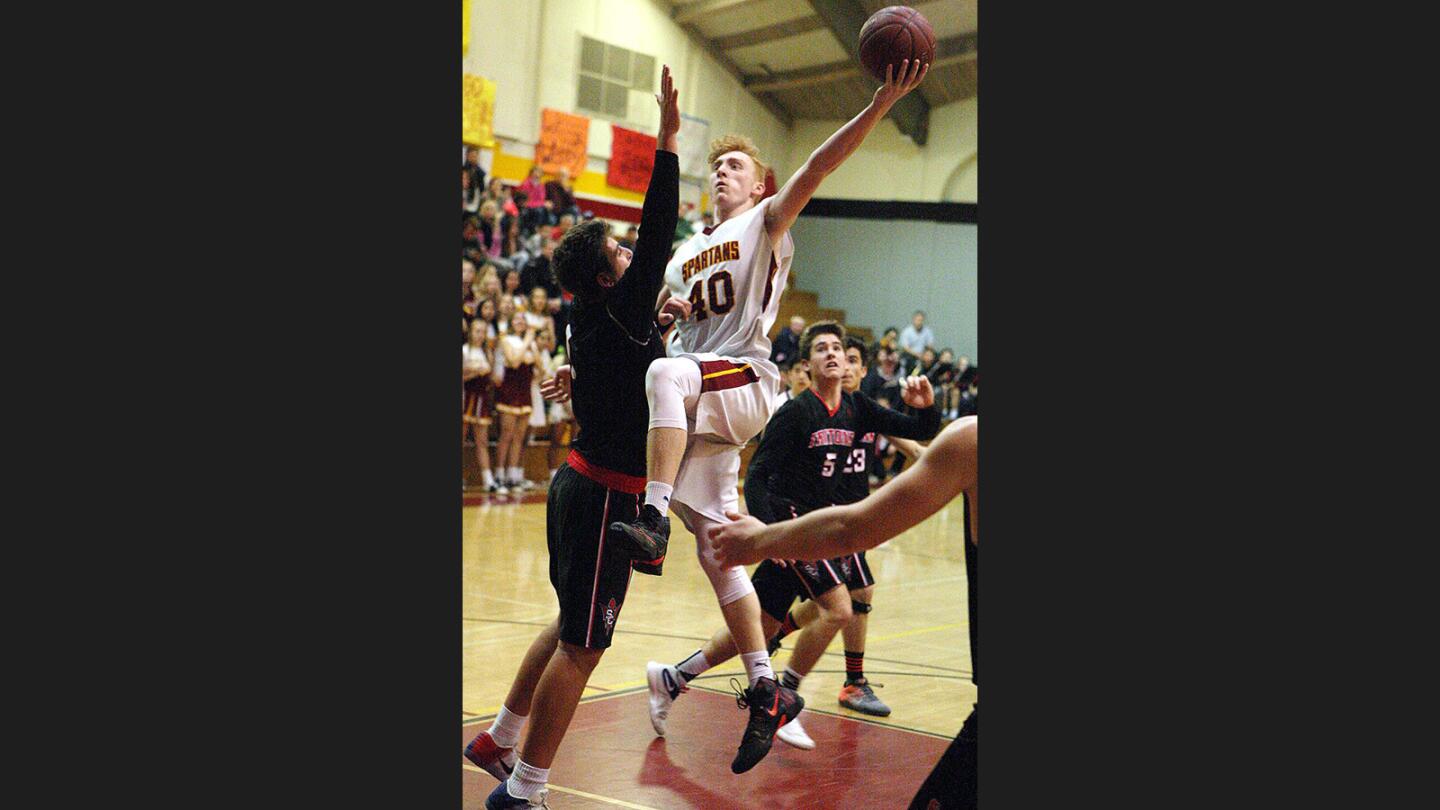 Photo Gallery: La Cañada wins second round of CIF playoff boys' basketball against San Clemente