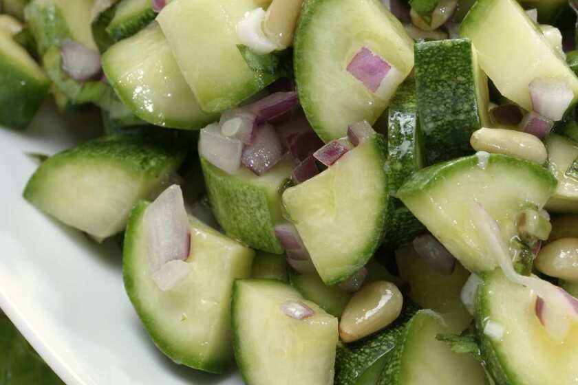 Recipe: Zucchini and pine nut salad