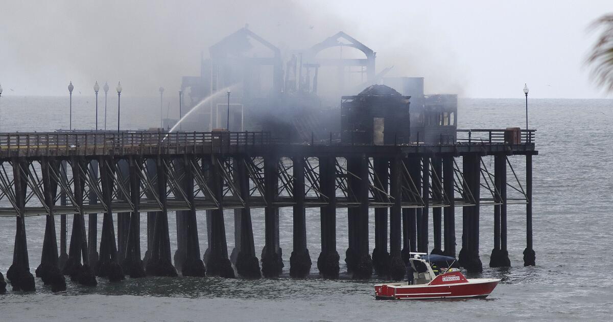 Latest on Oceanside Pier fire: Crews managing hot spots, but structure is stable