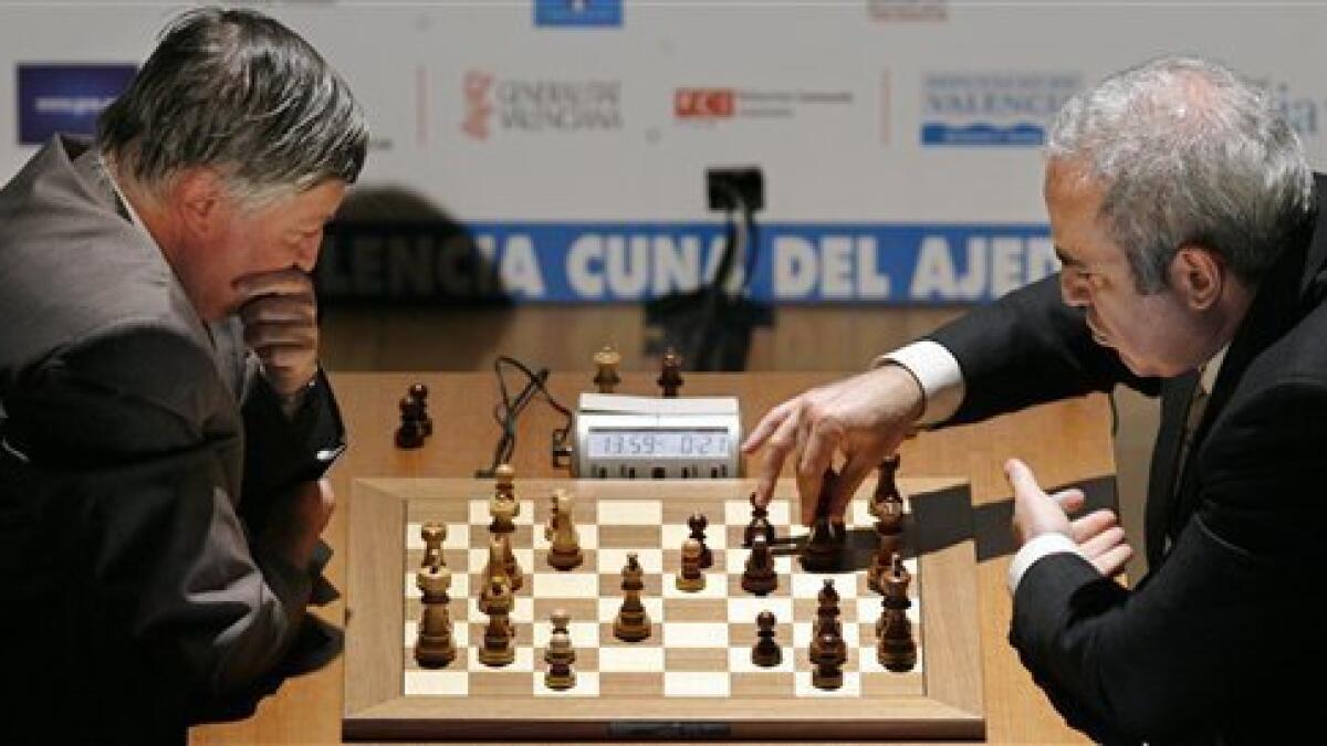 Rematch of Karpov and Kasparov Reflects New State of Chess - WSJ