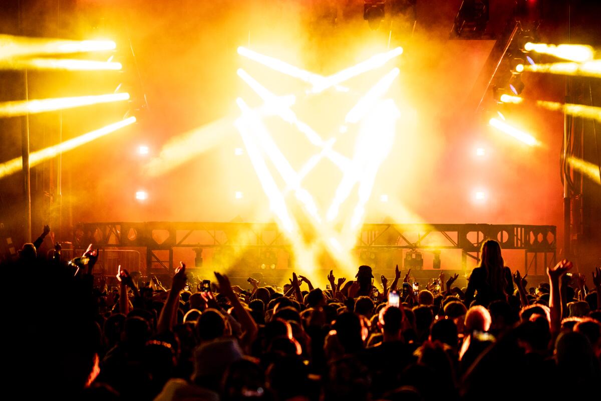 It was a packed house at the latest DAY.MVS in the Park concert with Claude VonStroke on Dec. 11, 2021 at Petco Park.