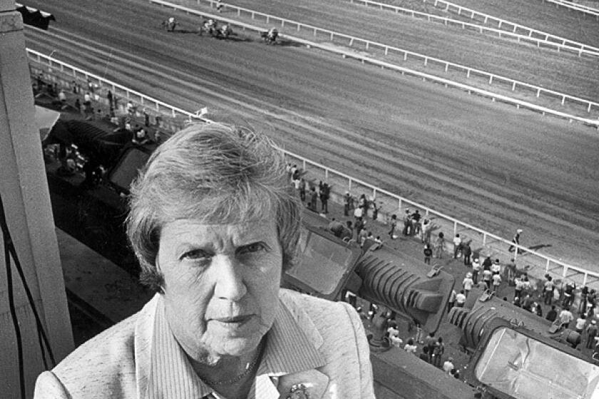The chief executive of the Hollywood Park racetrack for six years, she became a major female force in sports at a time when it wasn't considered a possibility. Many horsemen remember her for her love of the sport, her drive for it to prosper and her vision for it. She was 90. Full obituary Notable deaths of 2011