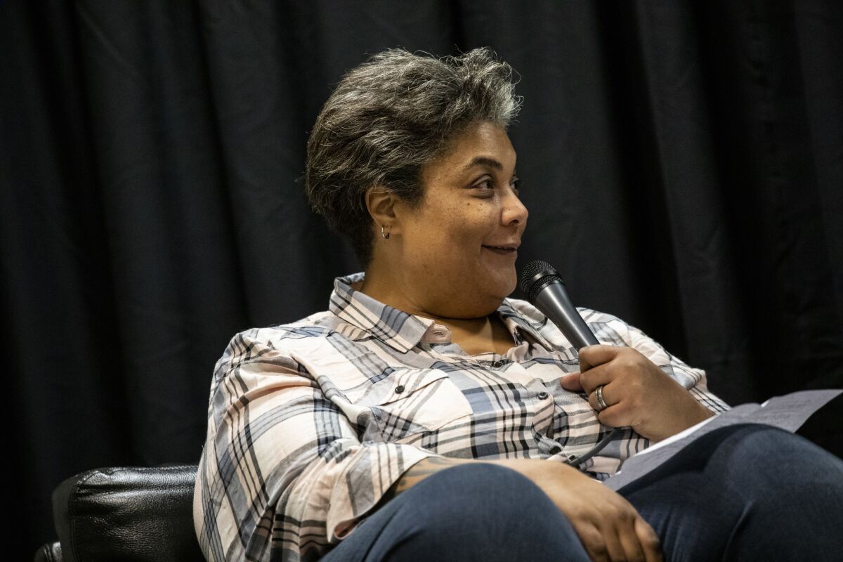 Roxane Gay at the Museum of African American Art in the Crenshaw district.