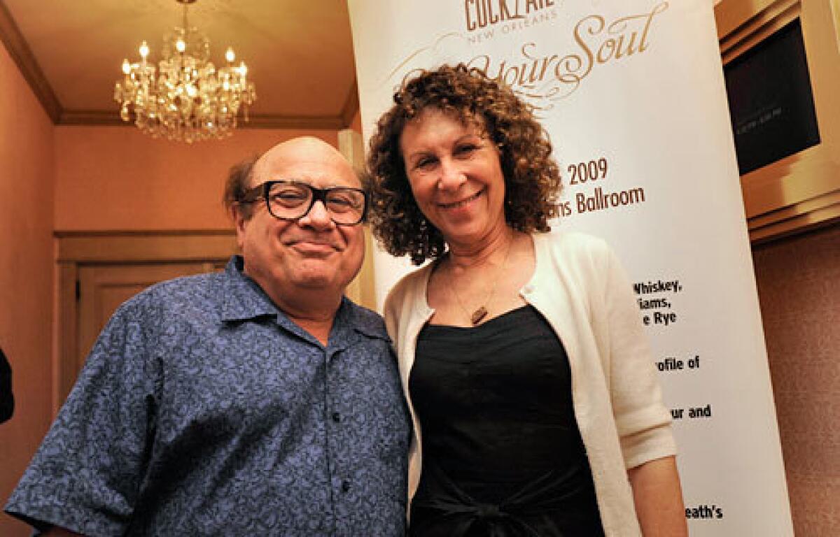 Danny DeVito and Rhea Perlman at Tales of the Cocktail.