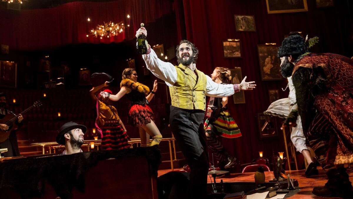 Josh Groban in "Natasha, Pierre & the Great Comet of 1812." (Chad Batka)