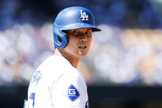 LOS ANGELES, CA - MARCH 28: Los Angeles Dodgers designated hitter Shohei Ohtani.