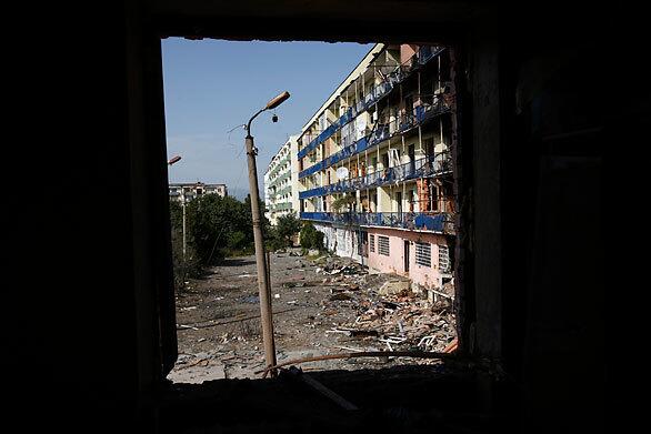 Gori, Georgia: Window of destruction