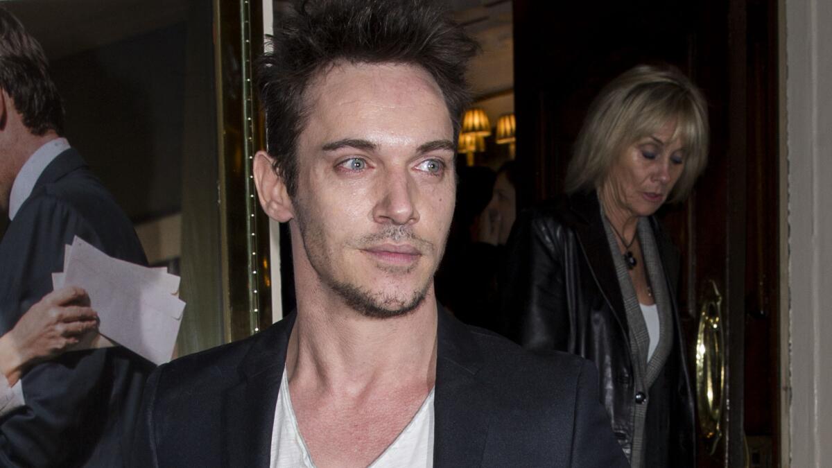 Jonathan Rhys Meyers, shown in March 2014, has apologized for a "minor relapse" with alcohol.