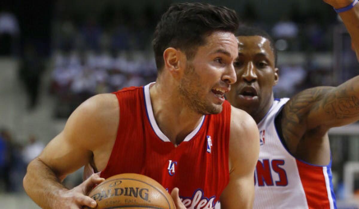 Clippers shooting guard J.J. Redick will miss a fourth straight game Wednesday with a sore right hip.