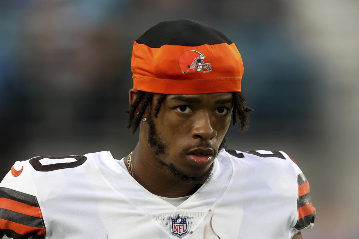 Browns starting CB Newsome out this week with calf injury - The