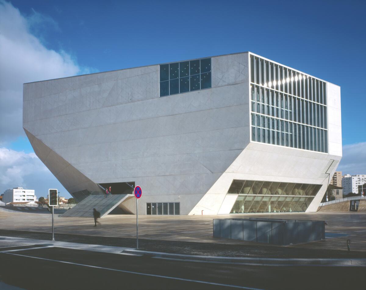 Casa De Musica in Porto, Portugal, designed by architect Rem Koolhaas.