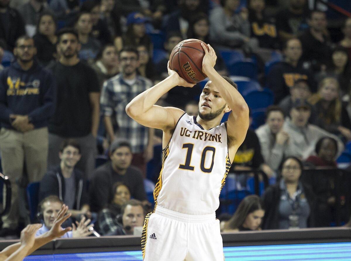 Luke Nelson and UC Irvine can claim the program’s third Big West Conference regular-season title in four years and the No. 1 seed in the Big West Tournament with a victory at home on Saturday over UC Davis.