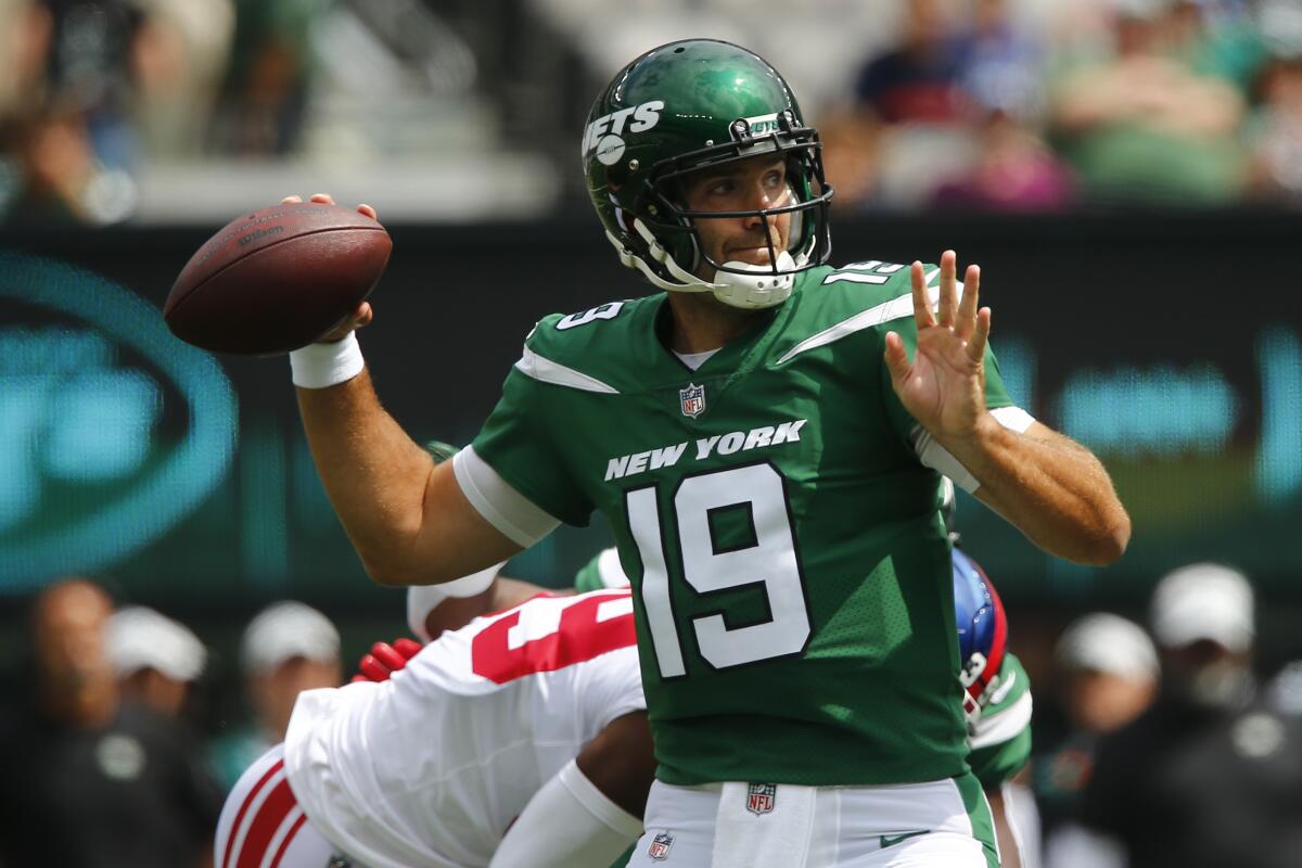 Jets QB Wilson out until at least Week 4, Flacco to start - The San Diego  Union-Tribune