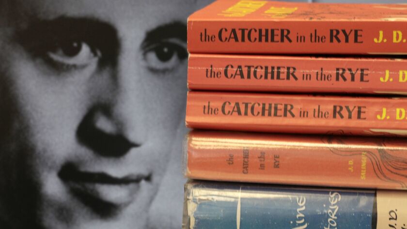 Among J.D. Salinger's works is the novel "The Catcher in the Rye" and a volume of short stories called "Nine Stories."