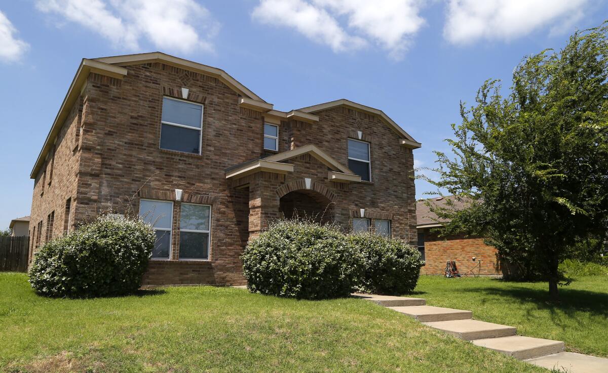 The residence of Micah Xavier Johnson in Mesquite, Texas.