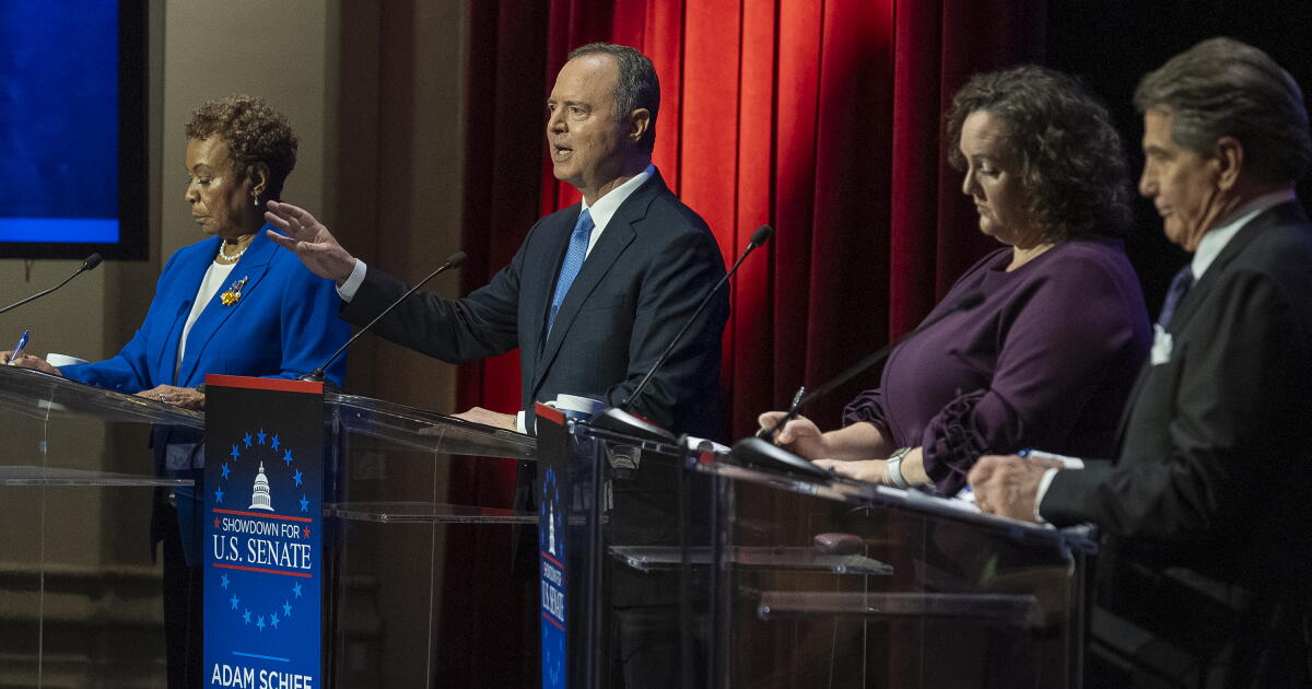 Temsilci Barbara Lee, Senato için Temsilci Adam B. Schiff'i onayladı