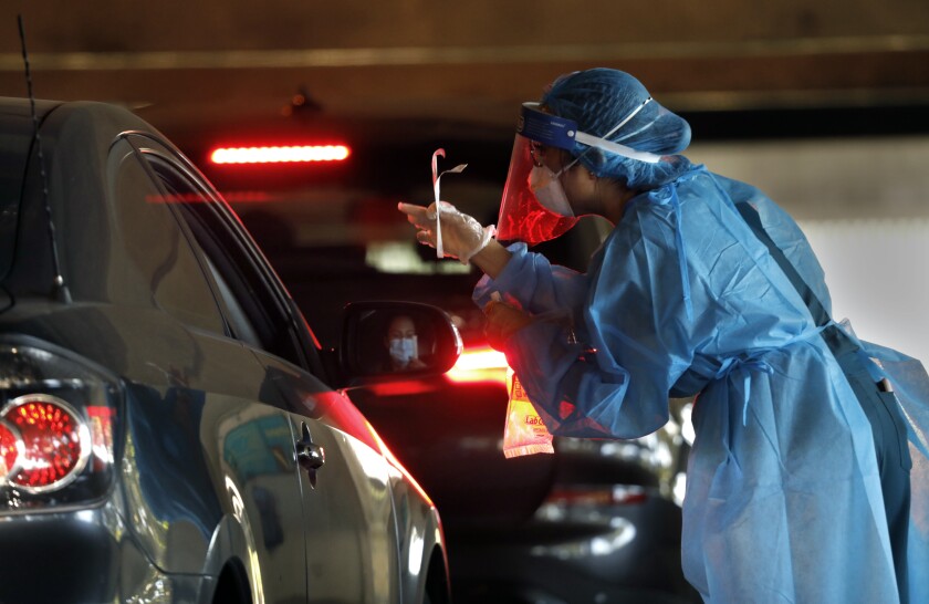 New Records For California Coronavirus Cases Death Toll Los