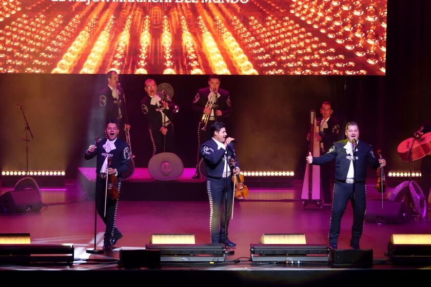 Mariachi Vargas de Tecalitlan perform at YouTube Theater in Inglewood on Saturday, April 15, 2023.