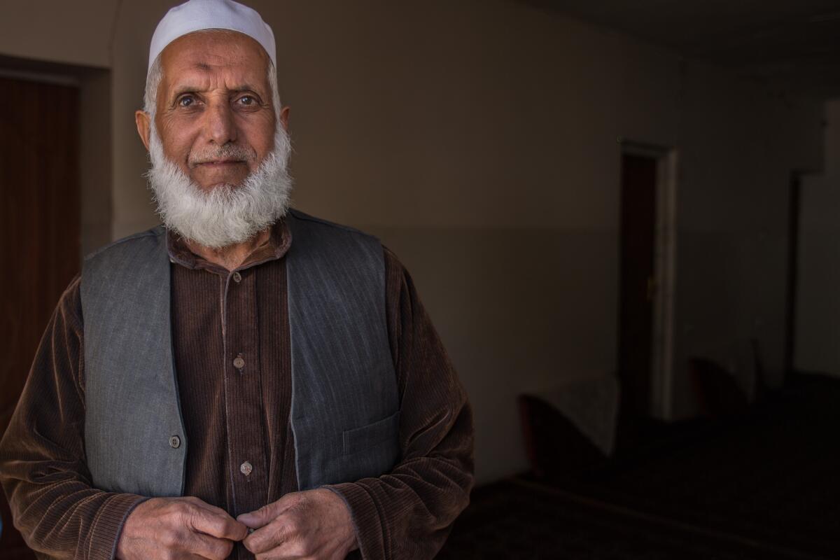 Habibullah Baloch, 68, lost his grandson Mustafa, 6, to an explosion in Kabul, Afghanistan, in November 2019. Although he's glad a U.S.-Taliban deal was signed, many Afghans fear what it might mean for the future.