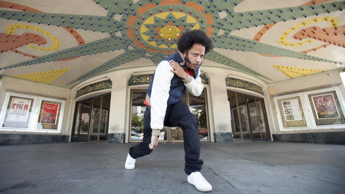 Oakland of filmmaker Boots Riley of "Sorry to Bother You" in Oakland, CA, USA 7 Jun 2018.