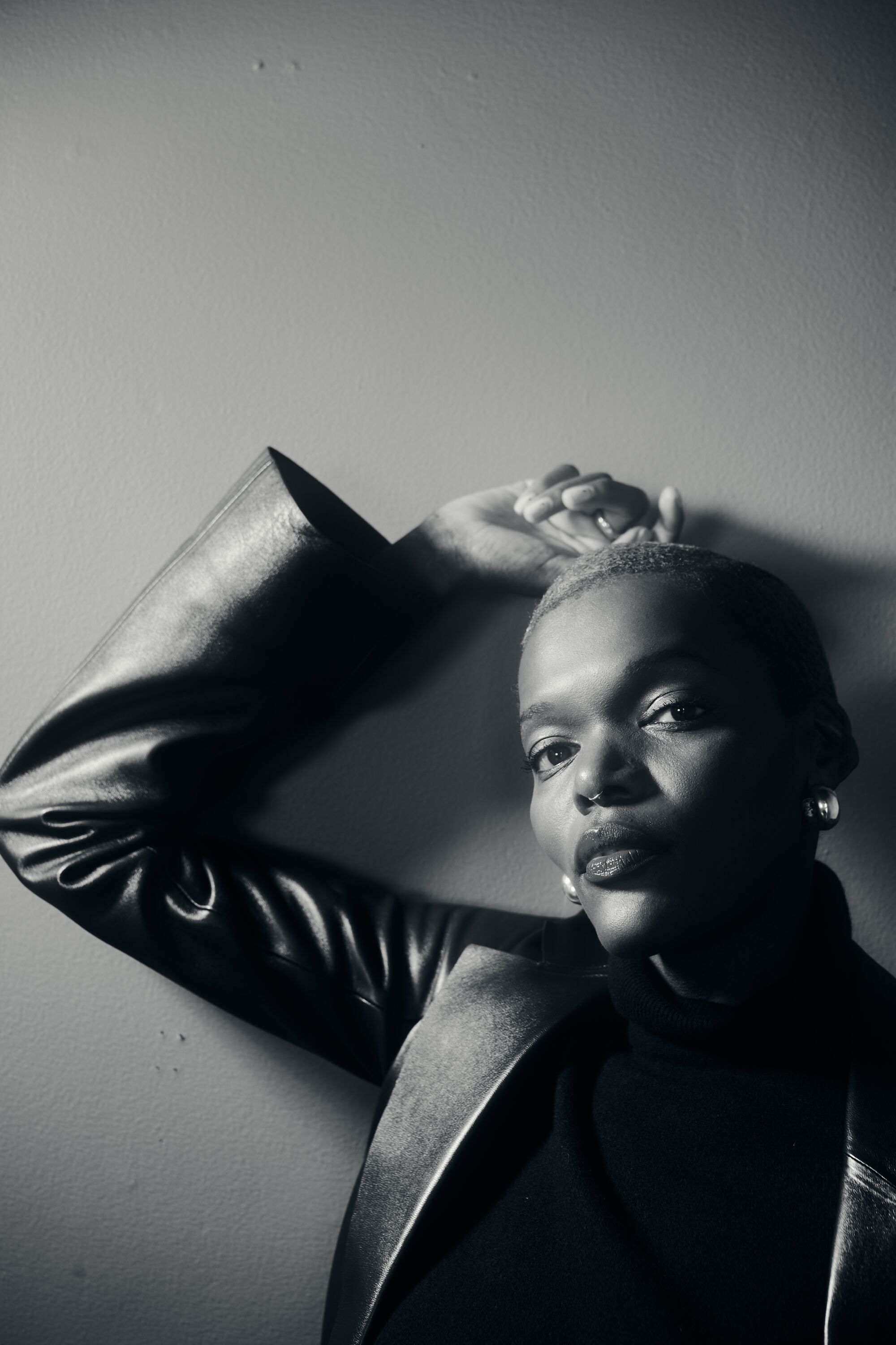 Sheila Atim photographed at the Los Angeles Times Studio at the Sundance Film Festival.