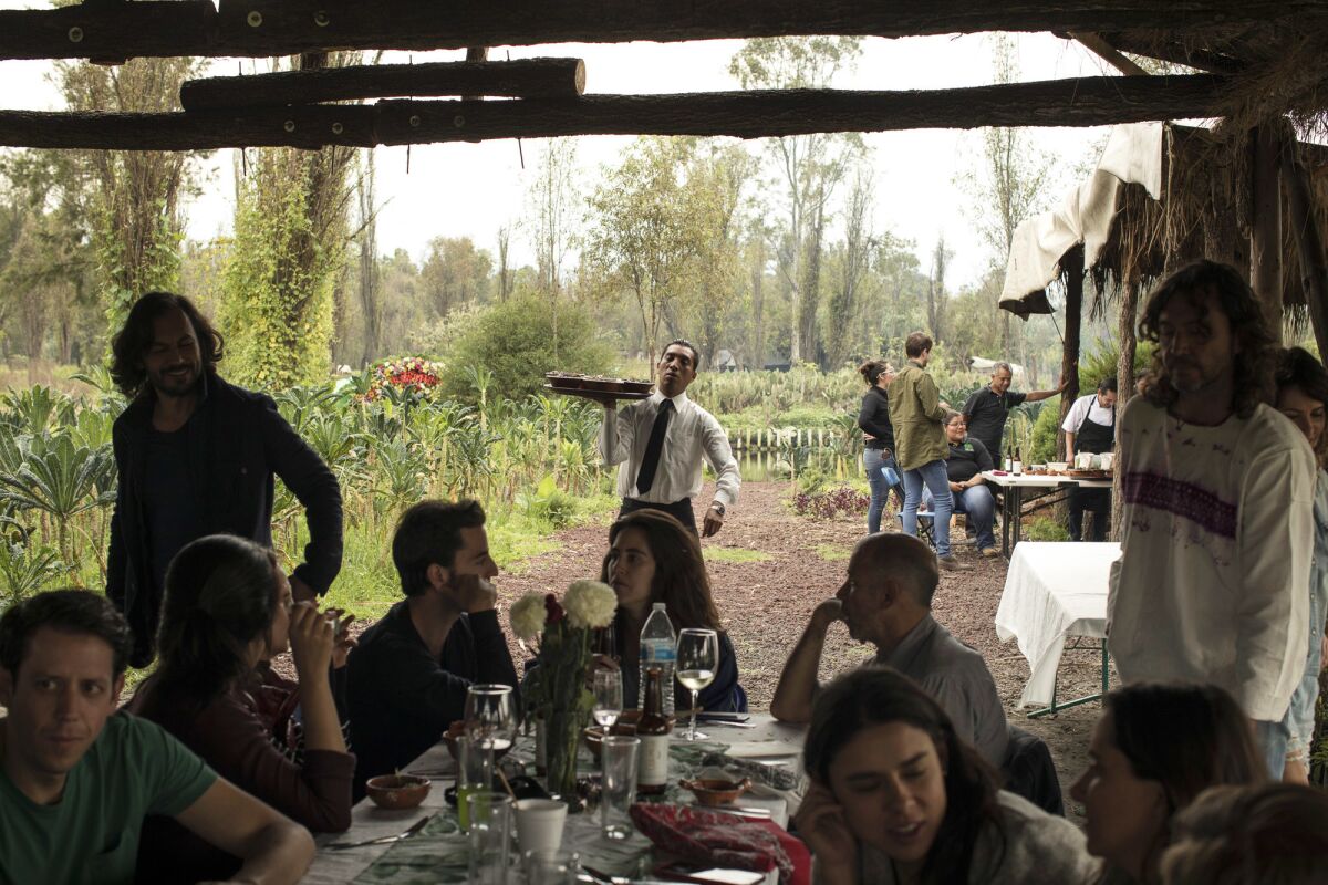 A lunch event organized by Yolcan takes place at Xochimilco's chinampas, where guests will enjoy Chef Gabriel Rodriguez's creations.