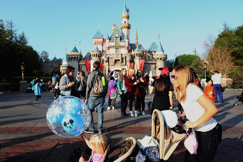 It's likely that a person with measles visited Disneyland in Anaheim between Dec. 17 and 20, exposing others to the virus, health officials have said. Above, the park in January.