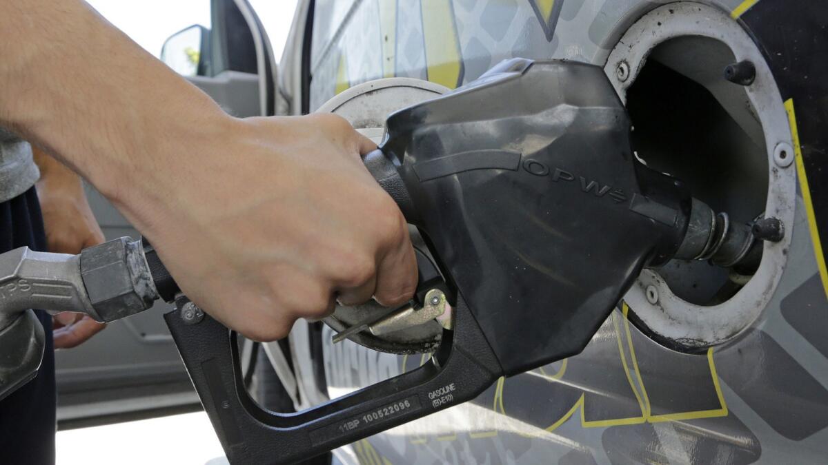 U.S. gas prices have dropped 10.1% over the last 12 months.