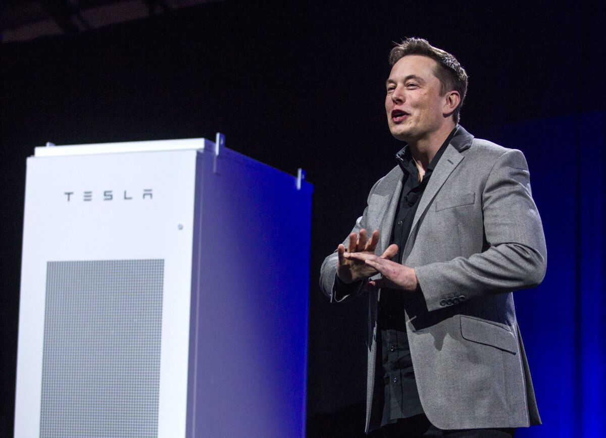 Elon Musk announces Tesla Motors will get into the energy storage business.