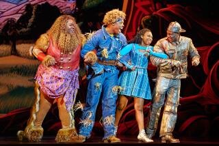 A scene from the national touring production of "The Wiz."