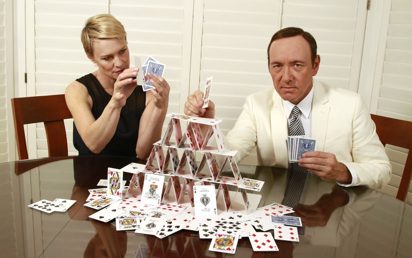 Best drama series Actor: Kevin Spacey WINNER: Actress: Robin Wright Supporting actor (miniseries or movie): Corey Stoll