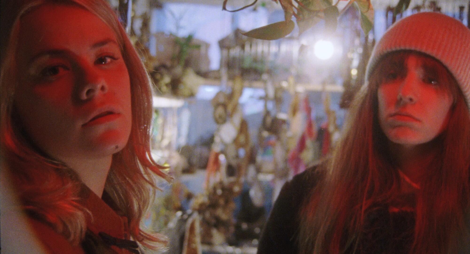 Dasha Nekrasova and Madeline Quinn in a scene from the film.