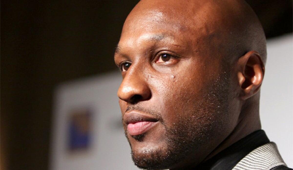 Former Laker and Clipper Lamar Odom pleaded no contest to a drunk-driving charge Monday. Odom received a sentence of three years' probation and will undergo three months of alcohol-abuse treatment.