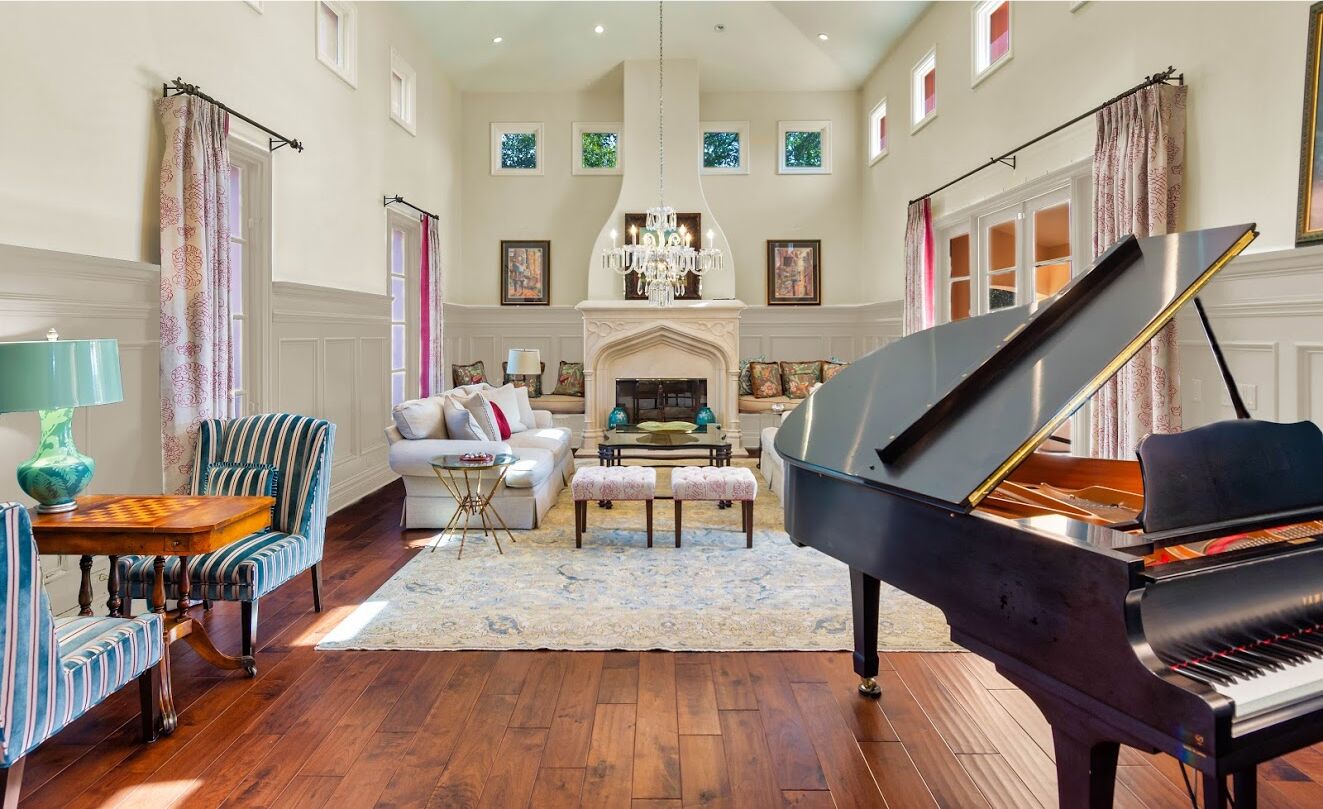 The great room.