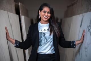 SAN DIEGO, CA - MARCH 23: Amala Raj Swenson, an interior designer, poses for portraits at Stonewall USA on Tuesday, March 23, 2021 in San Diego, CA. (Jarrod Valliere / The San Diego Union-Tribune)