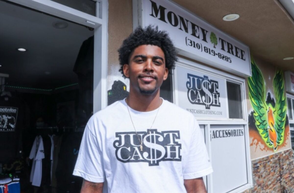 Former Narbonne quarterback Jalen Chatman has opened his own clothing store in Gardena to sell his own clothing line.