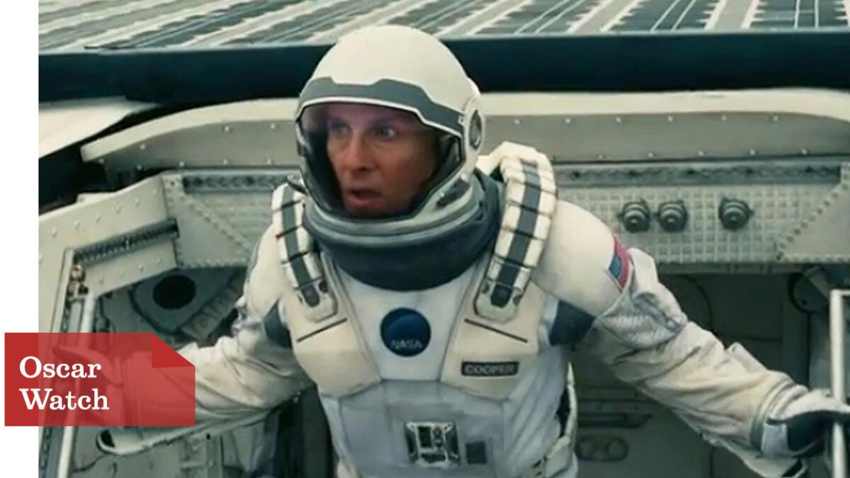 Matthew McConaughey as Cooper in "Interstellar."