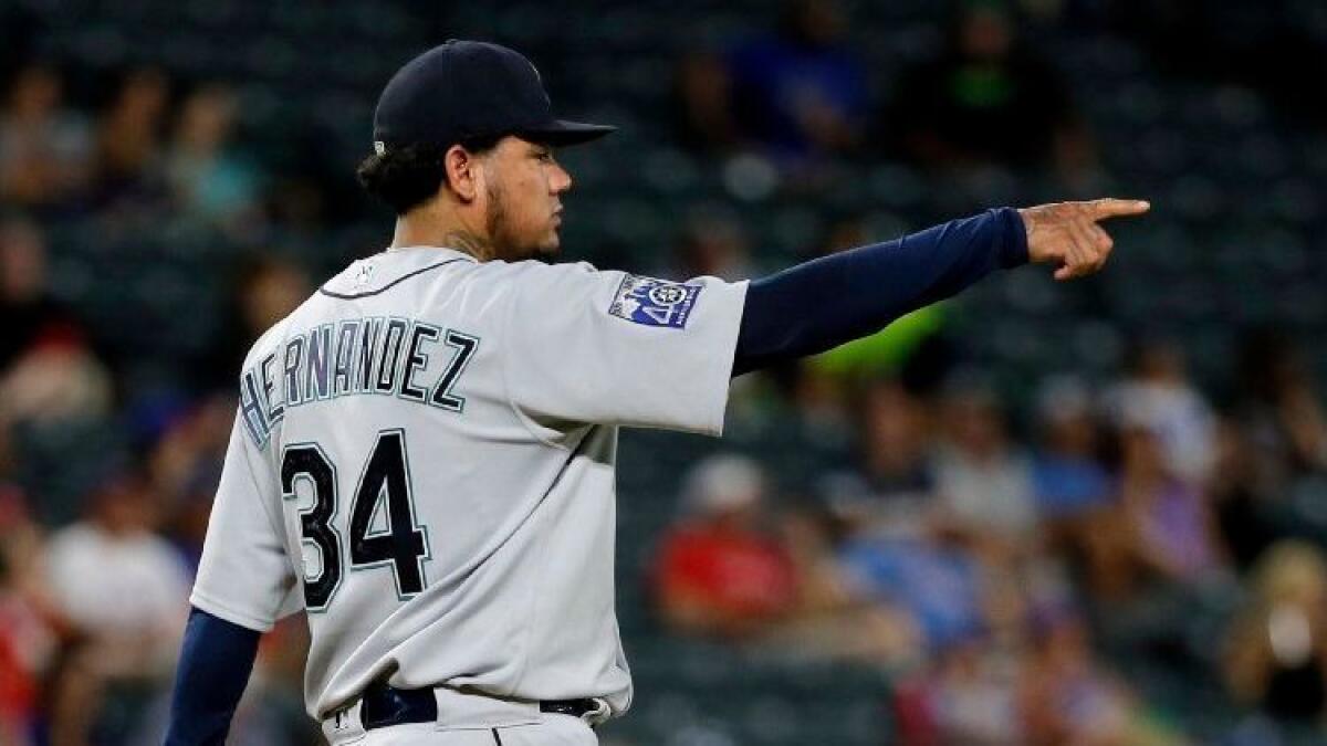 Baseball notes: Felix Hernandez out 3-4 weeks for playoff hopeful
