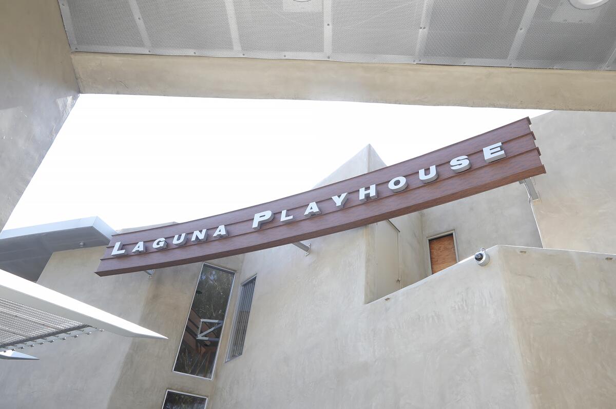 Laguna Playhouse will put on its 99th gala virtually on Saturday. The new facade of the playhouse is shown above.