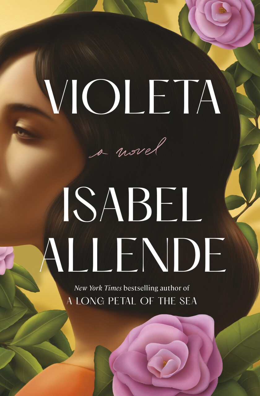 En esta imagen difundida por Ballantine, la portada de "Violeta" de Isabel Allende,