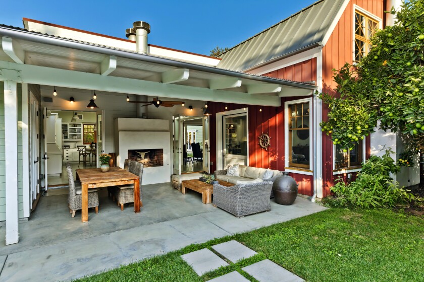 The barn-inspired Home of the Week sits behind gates on half an acre in Studio City's Colfax Meadows neighborhood.