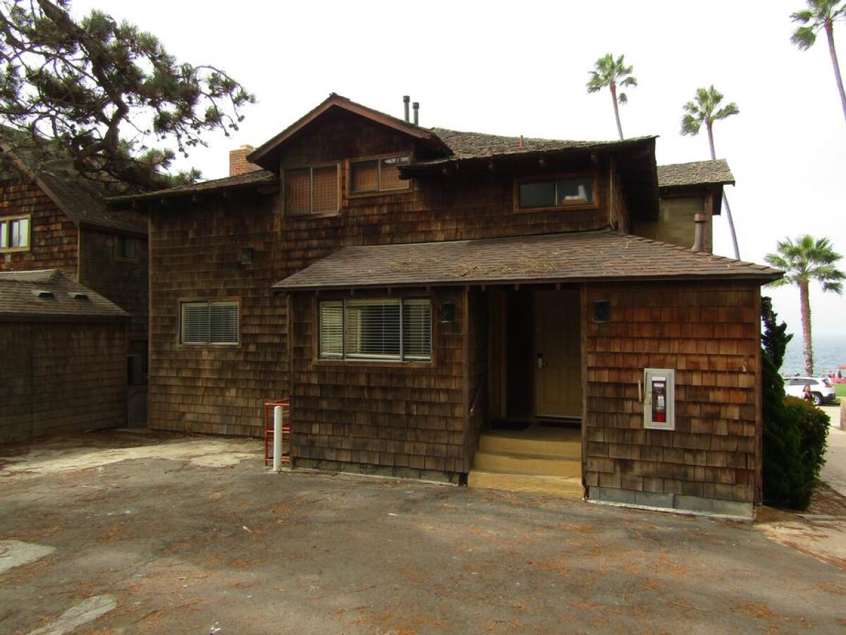 This building that is part of the Pantai Inn in La Jolla was deemed not historic by the San Diego Historical Resources Board.