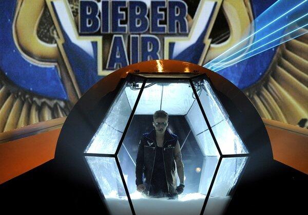Justin Bieber prepares for space