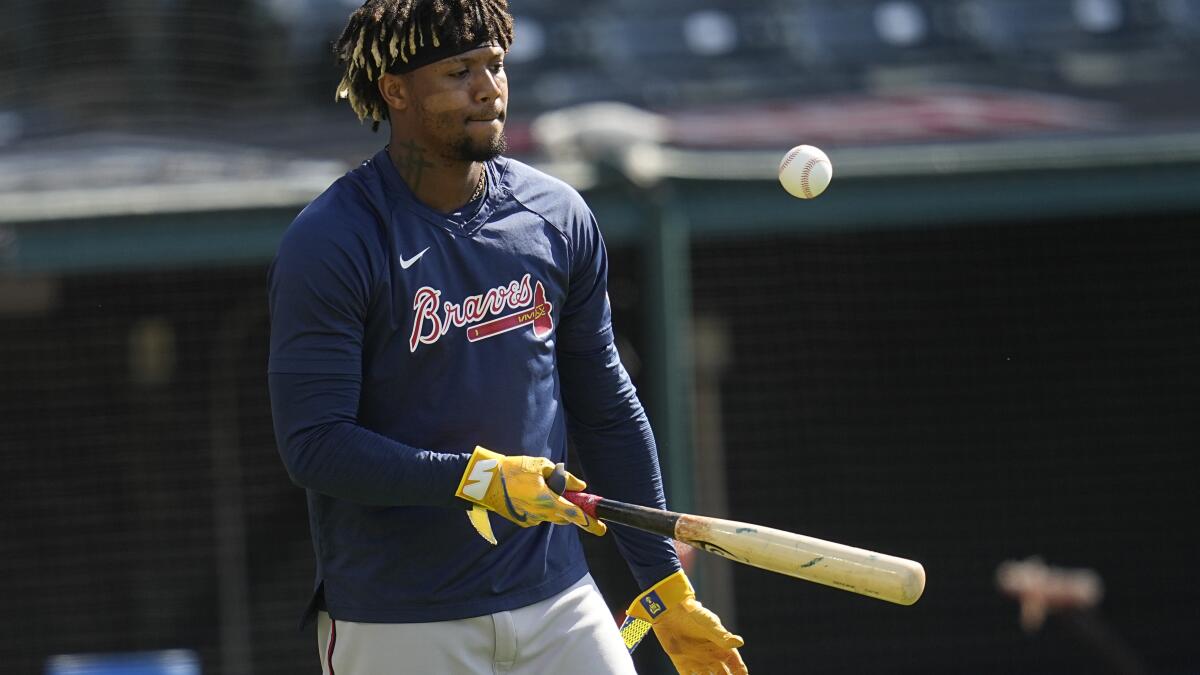 Braves star Ronald Acuña Jr. is first to hit 20 homers, steal 40 bases